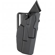 Safariland 7390 7TS ALS Mid-Ride Holster Glock 17/22 TacLight - Black