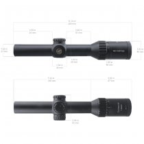 Vector Optics Continental 1-6x24 Tactical Riflescope - Black