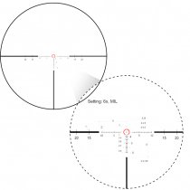 Vector Optics Continental 1-6x24 Tactical Riflescope - Black