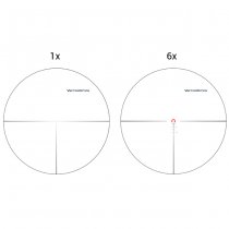 Vector Optics Continental 1-6x28 Riflescope - Black