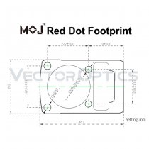 Vector Optics Frenzy-X 1x22x26 MOS 3 MOA Multi Reticle - Black