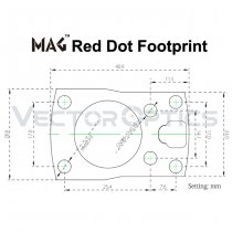 Vector Optics MAG Red Dot Sight Offset Picatinny Mount