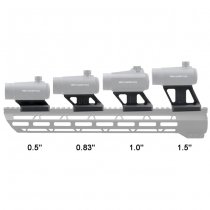 Vector Optics 0.83" Profile Cantilever Picatinny Riser Mount