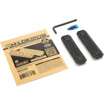 Strike Industries M-LOK Cable Management Covers Long 2pcs - Black