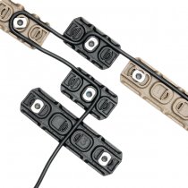 Strike Industries M-LOK Cable Management Covers Short 4pcs - Black