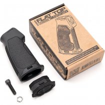 Strike Industries AR Flat Top Overmolded Pistol Grip 15 Degree - Black