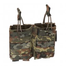 Clawgear 5.56mm Open Double Mag Pouch Core - Flecktarn