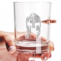 Lucky Shot .308 Bullet Whiskey Glass - Molon Labe