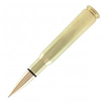 Lucky Shot Bullet Twist Pen 50 Cal - Brass