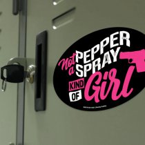 Lucky Shot Oval Magnet - Pepper Spray