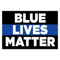 Lucky Shot Rectangle Magnet - Blue Lives Matter