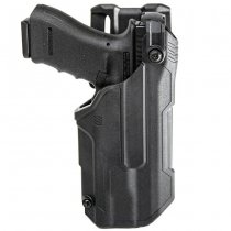 BLACKHAWK T-Series L3D LB Duty Holster Glock 17/19/22/23/31/32/45/47 TLR-7/8 - Black