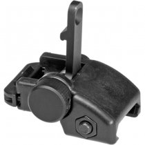 BLACKHAWK Folding Rear BUIS - Black