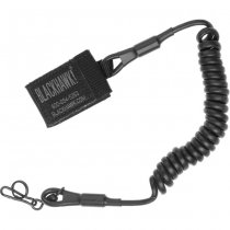 BLACKHAWK Tactical Pistol Lanyard & Swivel - Black