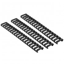 Ergo 18 Slot LowPro Ladder Rail Cover - 3 pcs - Black