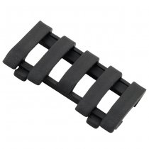 Ergo 5 Slots LowPro Wire Loom Rail Cover - Black