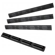 Ergo Wedgelok M-LOK Rail Cover - 4 pcs - Black