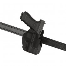 Frontline KNG Open Top Holster Glock 17 Paddle - Black