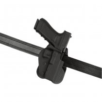 Frontline Open Top Kydex Holster Glock 17 Paddle - Black