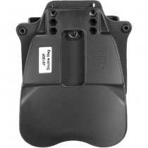 Frontline Polymer Double Pistol Mag Paddle Pouch - Black