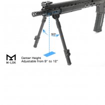 UTG Leapers Recon FlexM-LOK II Bipod 9.0-12.0 Inch - Black