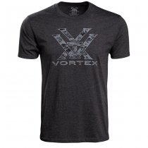 Vortex Camo Logo T-Shirt - Black - L