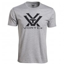 Vortex Core Logo T-Shirt - Grey - L