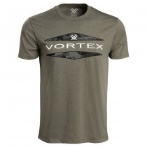 Vortex Vanishing Point T-Shirt - Olive - L