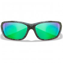 Wiley X Gravity Captivate Polarized Green Mirror - Kryptek Neptune