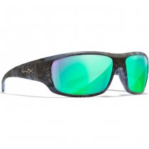 Wiley X Omega Captivate Polarized Green Mirror - Kryptek Neptune