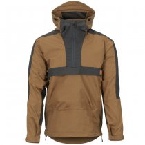 Helikon Woodsman Anorak Jacket - Earth Brown / Black B - S