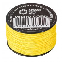 Atwood Rope Micro Cord 125ft - Yellow