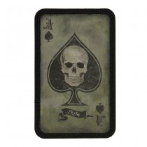 M-Tac Ace of Spades Print Patch - Ranger Green