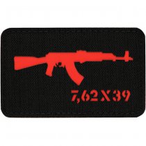 M-Tac AKM 7.62_39 Laser Cut Patch - Red