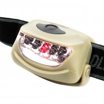 M-Tac Headlamp 4+1 LED - Khaki