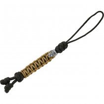 M-Tac Knife Lanyard Loopy Snake Skull - Black / Coyote