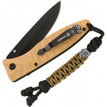 M-Tac Knife Lanyard Loopy Snake Skull - Black / Coyote