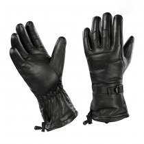 M-Tac Leather Winter Gloves - Black - L