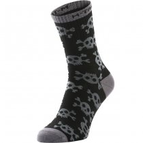 M-Tac Lightweight Socks Pirate Skull Mk.3 - Black 39-42