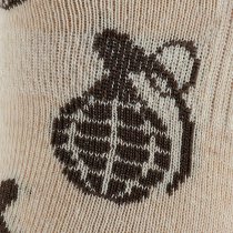 M-Tac Lightweight Summer Socks Grenades - Sand - 39-42