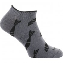 M-Tac Lightweight Summer Socks Mortar Bombs - Dark Grey - 39-42