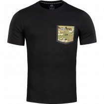 M-Tac Pocket T-Shirt 93/7 - Black - 3XL