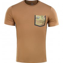 M-Tac Pocket T-Shirt 93/7 - Coyote - 2XL