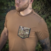 M-Tac Pocket T-Shirt 93/7 - Coyote - 3XL