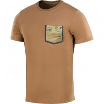 M-Tac Pocket T-Shirt 93/7 - Coyote - XL