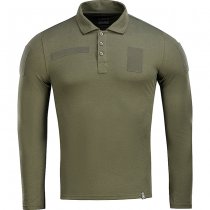 M-Tac Tactical Polo Shirt Long Sleeve 65/35 - Army Olive - 2XL