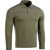 M-Tac Tactical Polo Shirt Long Sleeve 65/35 - Army Olive - S