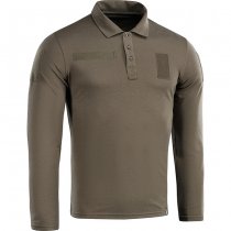 M-Tac Tactical Polo Shirt Long Sleeve 65/35 - Dark Olive - M