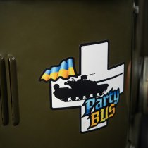 M-Tac Party Bus Large Sticker - Blue
