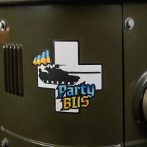 M-Tac Party Bus Large Sticker - Blue